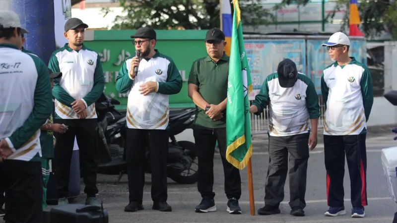 Keseruan Asisten I Aceh Besar di Fun Walk Milad MDTI: Jalan Sehat, Semangat Kuat!