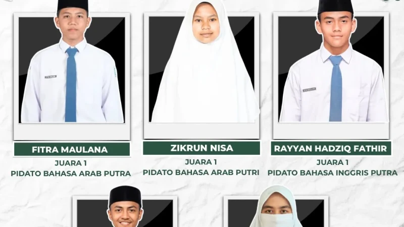 Sukses Boyong Juara 1 APRESIASI, 5 Santri Global Studies MDTI Melaju ke Tingkat Provinsi Aceh